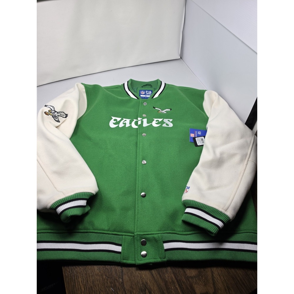 Philadelphia Eagles NFL Ultra Game Varsity Jacket Sz XL